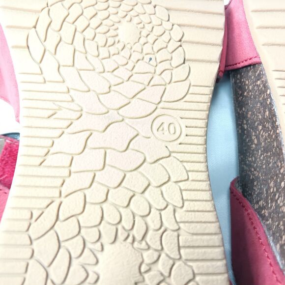 Dansko Women's Susie Red Milled Nubuck Sandal Size 40 EU | 9.5-10 US - Picture 8 of 8